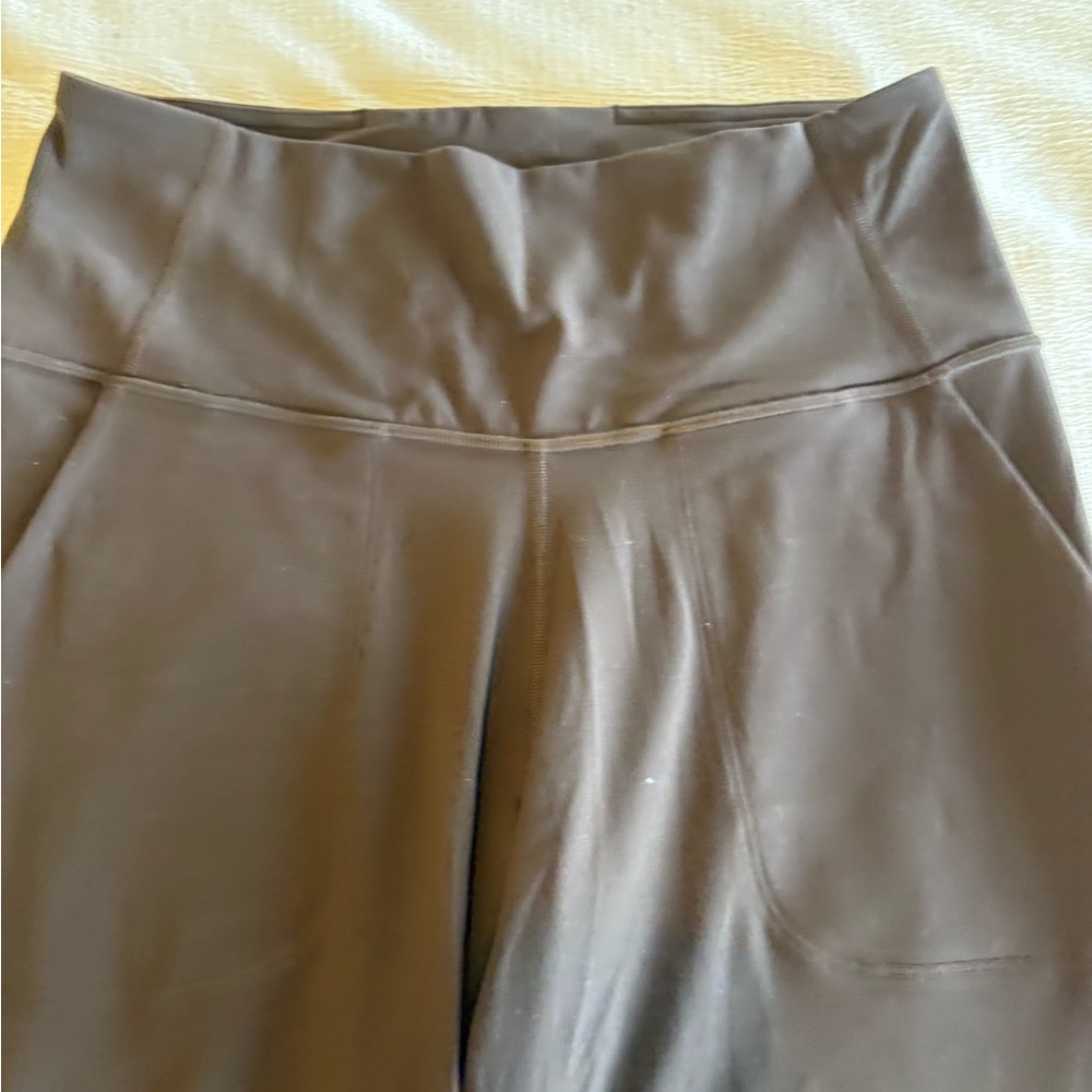 Lululemon brown wide leg leggings
